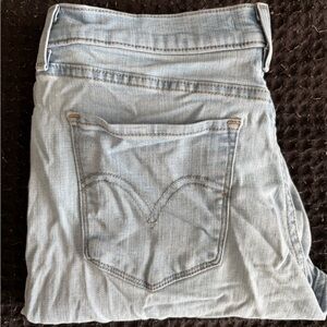 Levi's Light Blue Skinny Jeans with Signature Back Pocket